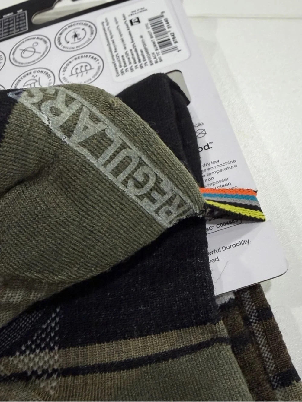 SmartWool Men's Medium Ski Targeted Cushion Summit Shot Socks NWT Green Black